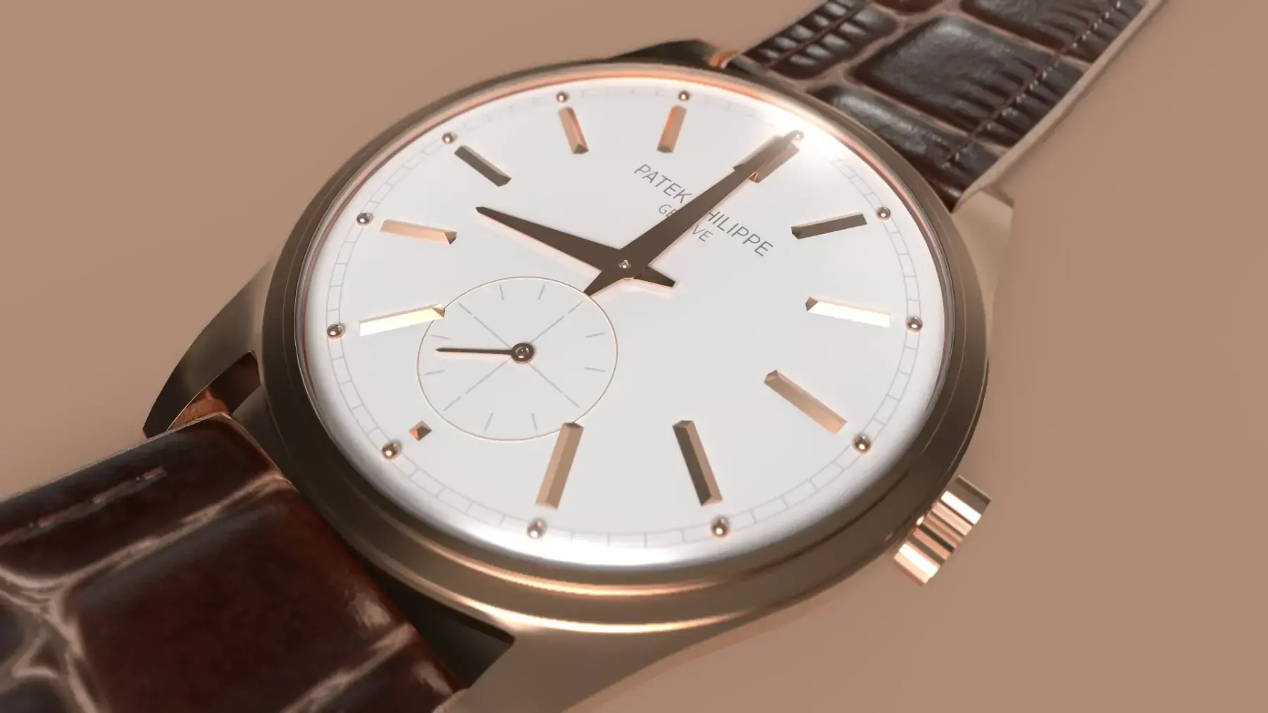 Modélisation 3D montre horlogerie