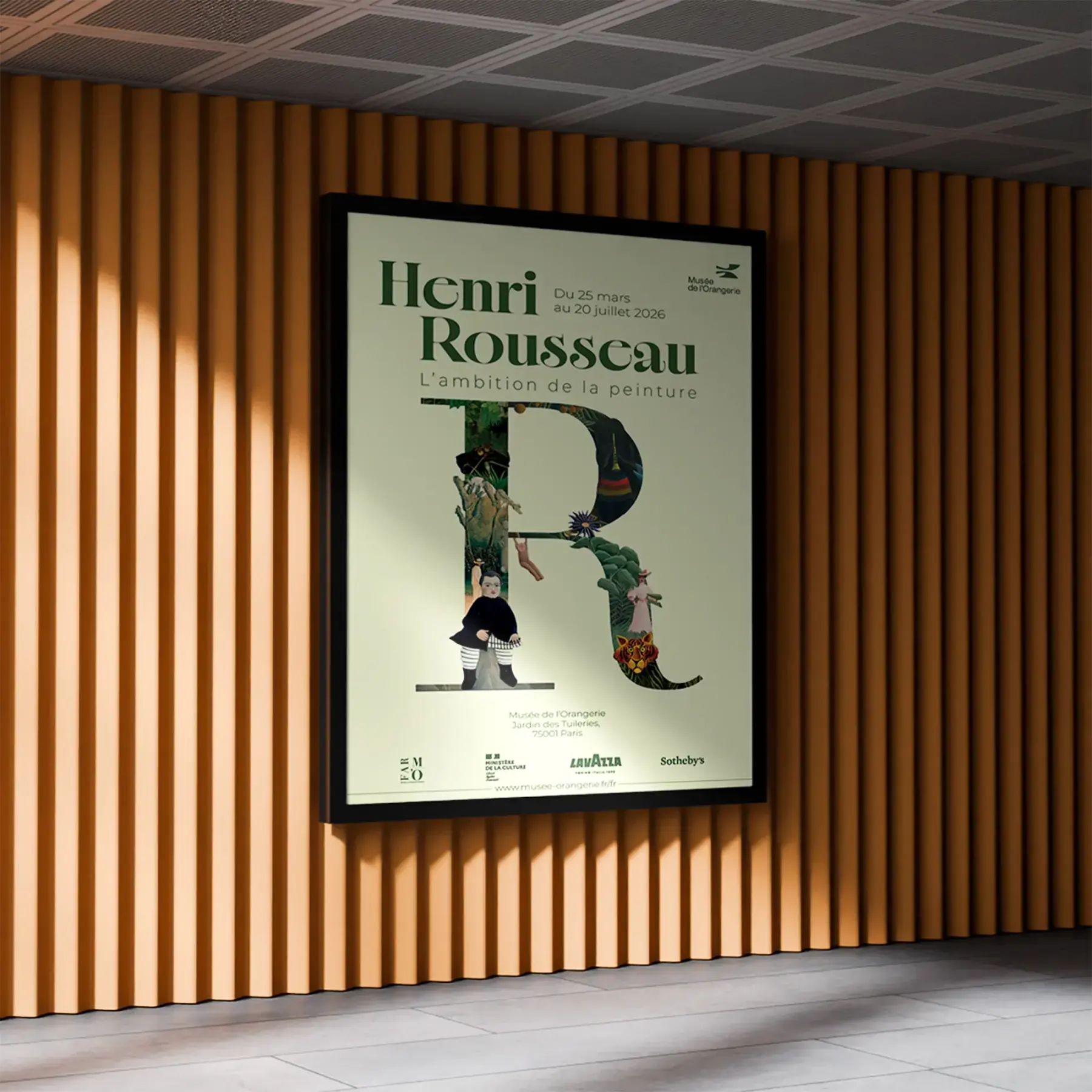 Mise en page du flyer d'exposition - Recto